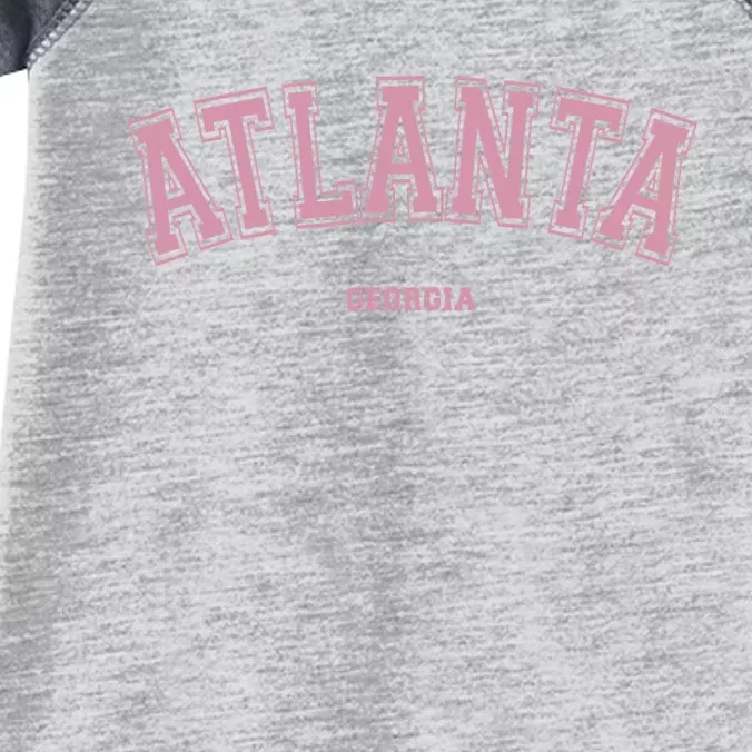 Atlanta Georgia Ga Varsity Style On Atlanta Infant Baby Jersey Bodysuit