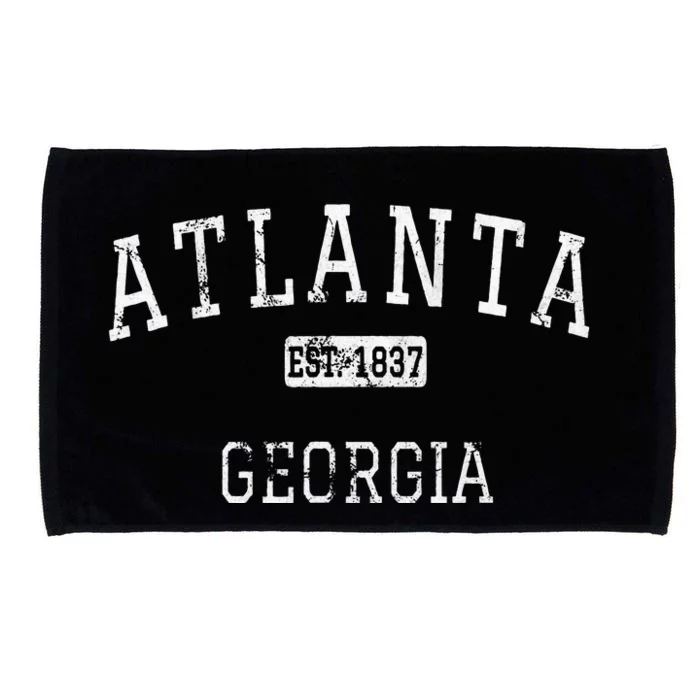 Atlanta Georgia Ga Vintage Microfiber Hand Towel