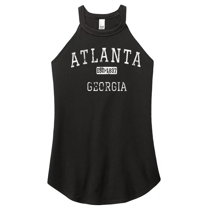 Atlanta Georgia Ga Vintage Women’s Perfect Tri Rocker Tank