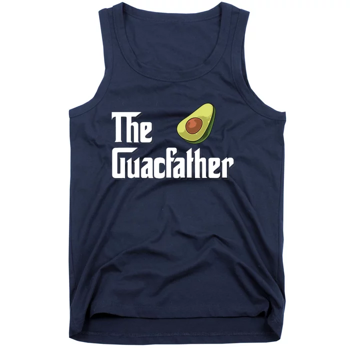 Avocado Guacamole Gift The Guacfather Tank Top