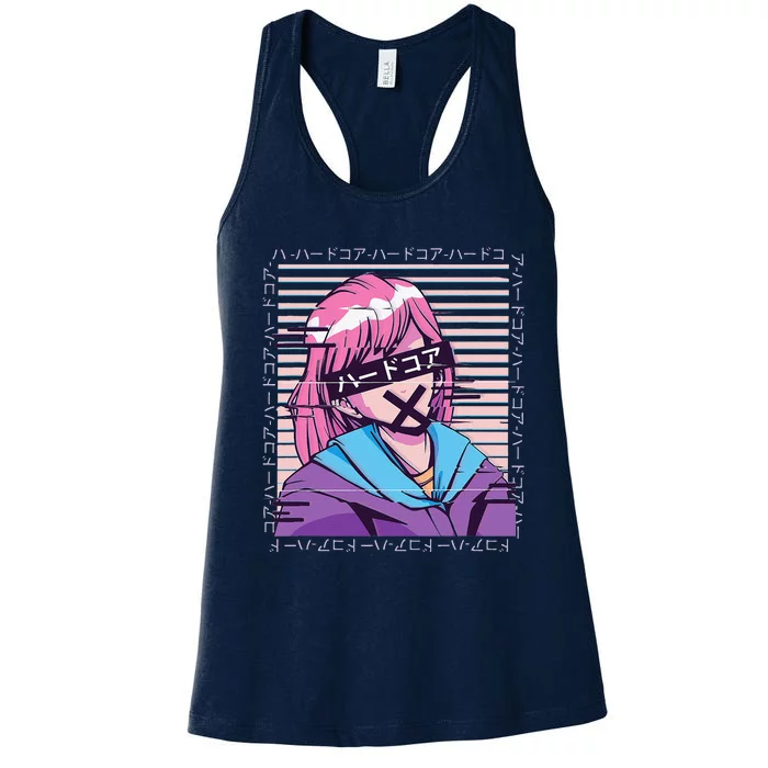 Anime Gothic Girl Japanese Aesthetic, Pastel J Goth, Japan Women's Racerback Tank