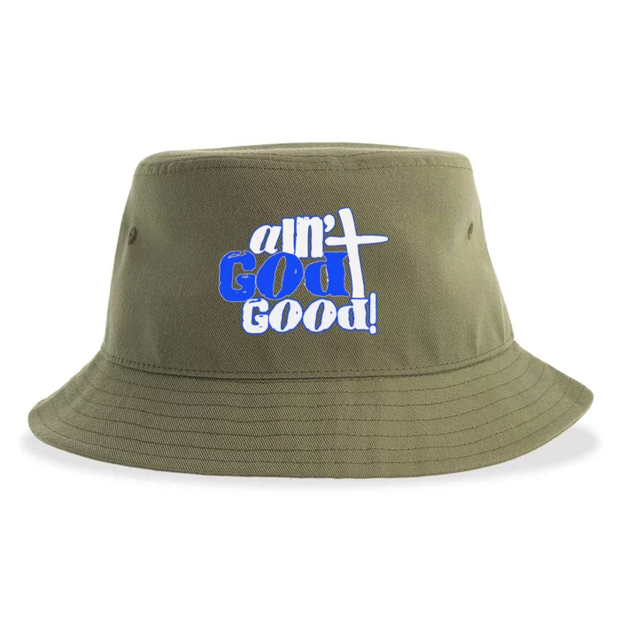 Ain't God Good Easter Christian Lord Jesus Christ Devotion Sustainable Bucket Hat