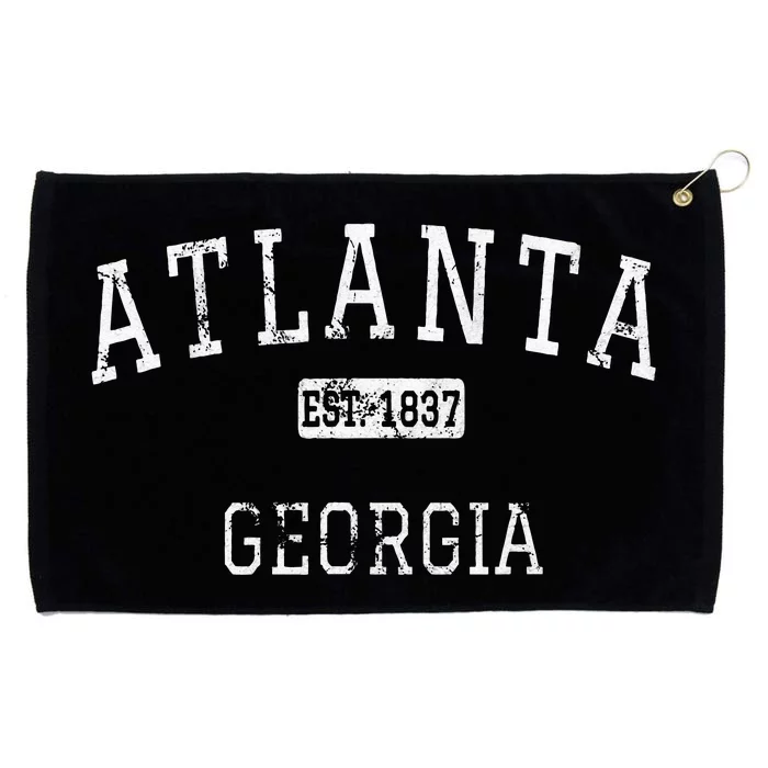 Atlanta Georgia GA Vintage Grommeted Golf Towel