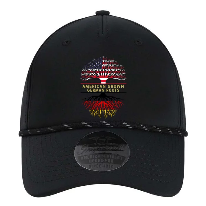 American Grown Ger Roots America Gery Tree Flag Gift Performance The Dyno Cap