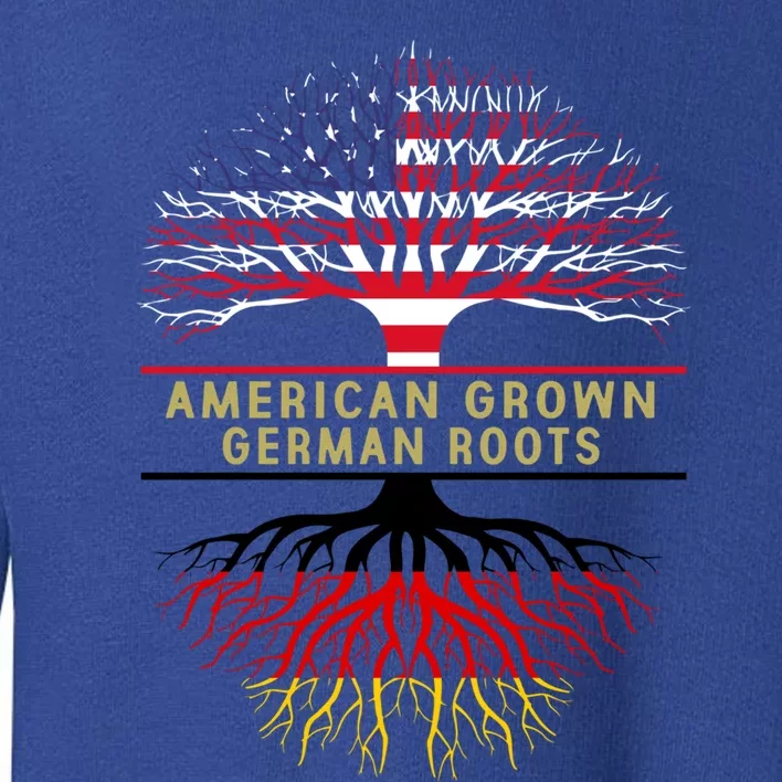 American Grown Ger Roots America Gery Tree Flag Gift Toddler Sweatshirt