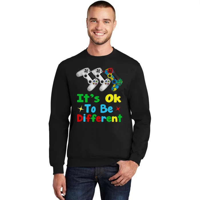 Autism Gift Game Autism Awareness Month Day Tall Sweatshirt