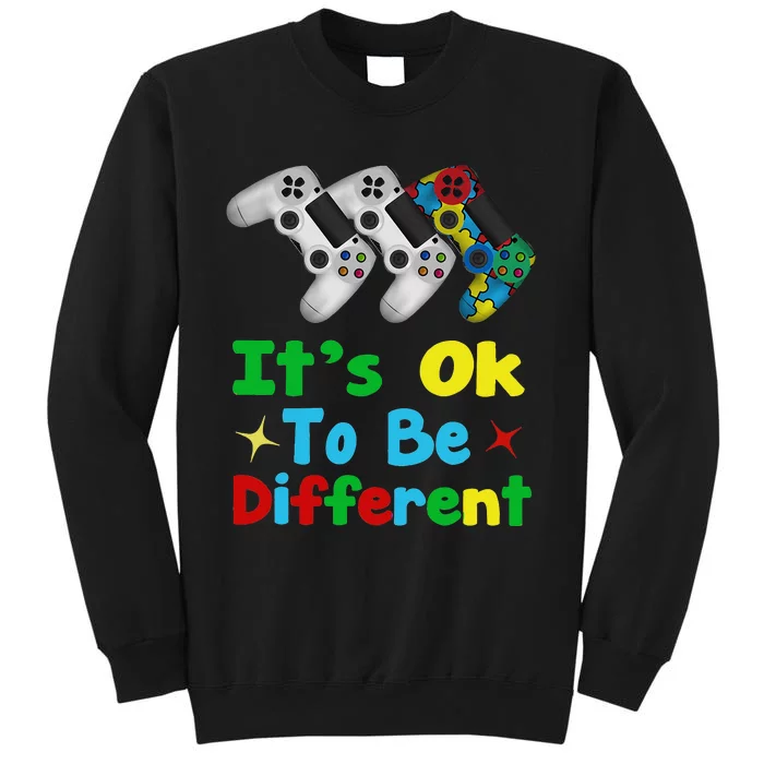 Autism Gift Game Autism Awareness Month Day Tall Sweatshirt