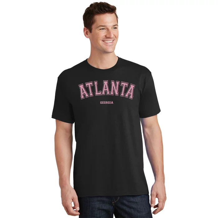 Atlanta Georgia Ga Varsity Style On Atlanta T-Shirt