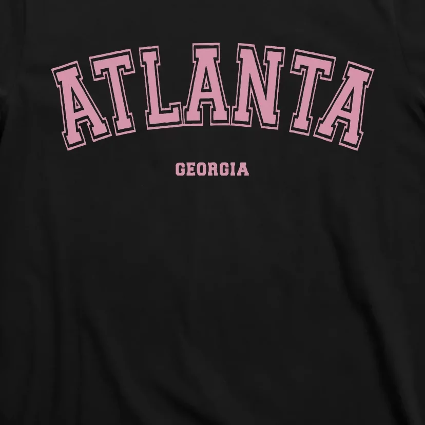 Atlanta Georgia Ga Varsity Style On Atlanta T-Shirt