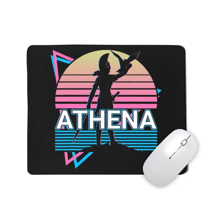 Athena Greek Goddess Of Wisdom And War Mousepad