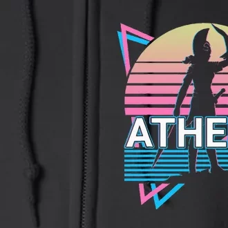 Athena Greek Goddess Of Wisdom And War Full Zip Hoodie