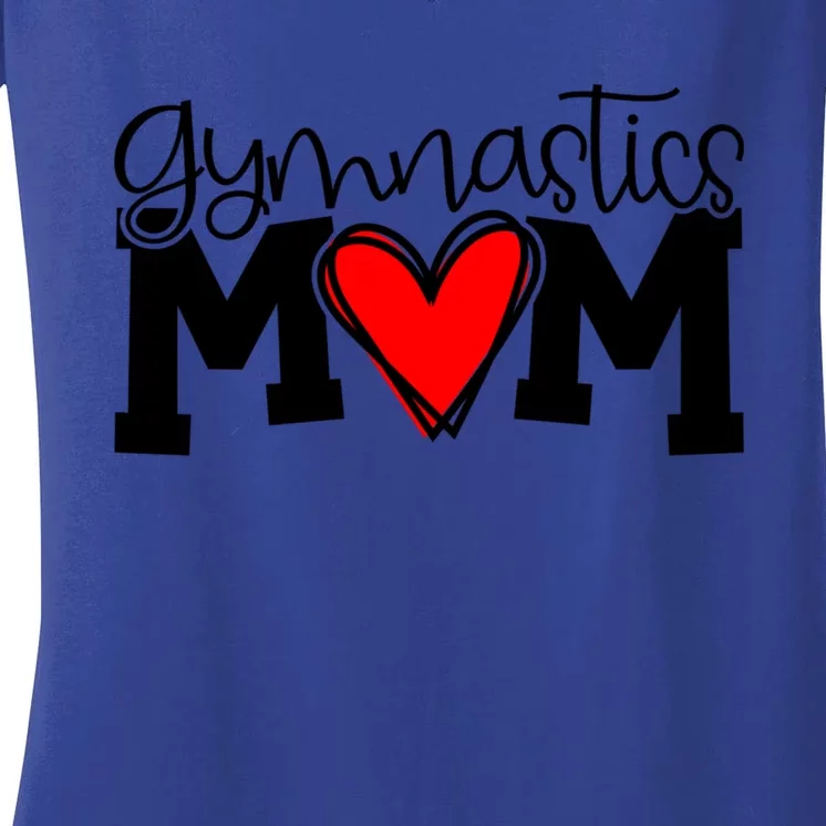 Awesome Gymnastics Gymnast Gym Mom Gift Women's V-Neck T-Shirt