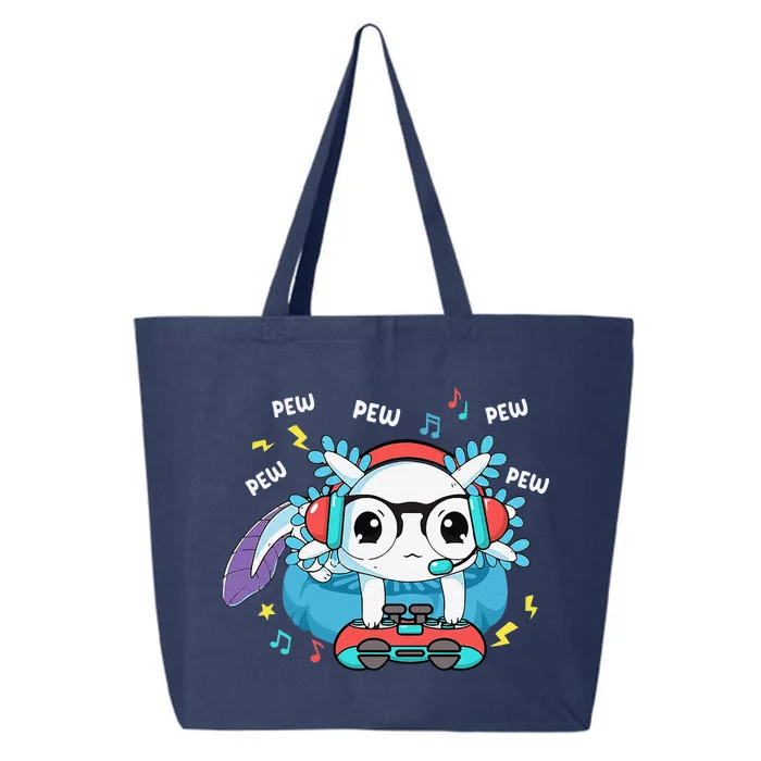 Axolotl Gamings Girls Anime Video Game Pew Gamer 25L Jumbo Tote