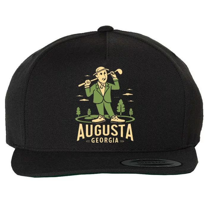 Augusta Georgia Golf Wool Snapback Cap