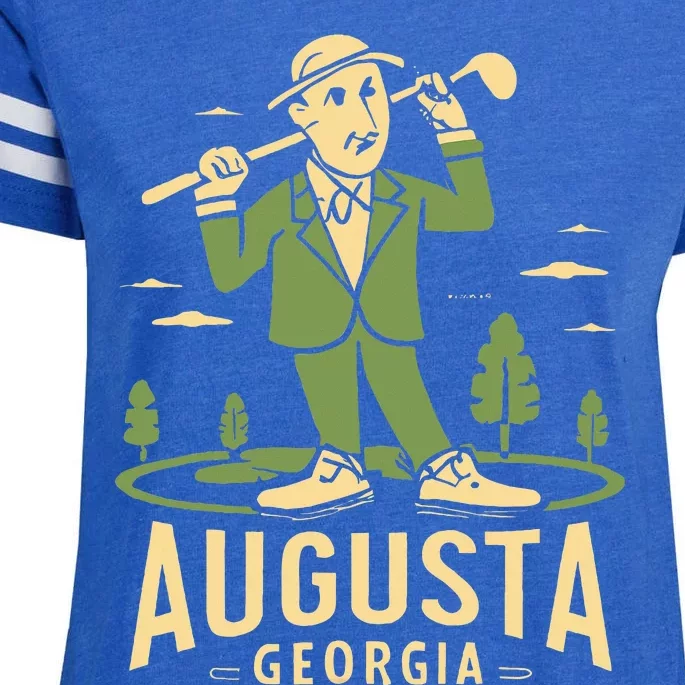 Augusta Georgia Golf Enza Ladies Jersey Football T-Shirt