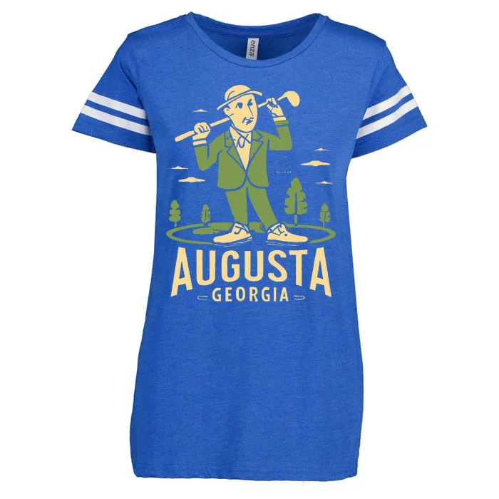 Augusta Georgia Golf Enza Ladies Jersey Football T-Shirt