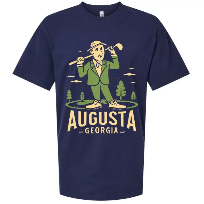 Augusta Georgia Golf Sueded Cloud Jersey T-Shirt