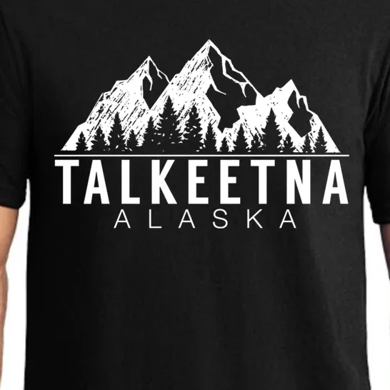 Alaska Giffunny Gift Talkeetna Alaska Gift Pajama Set