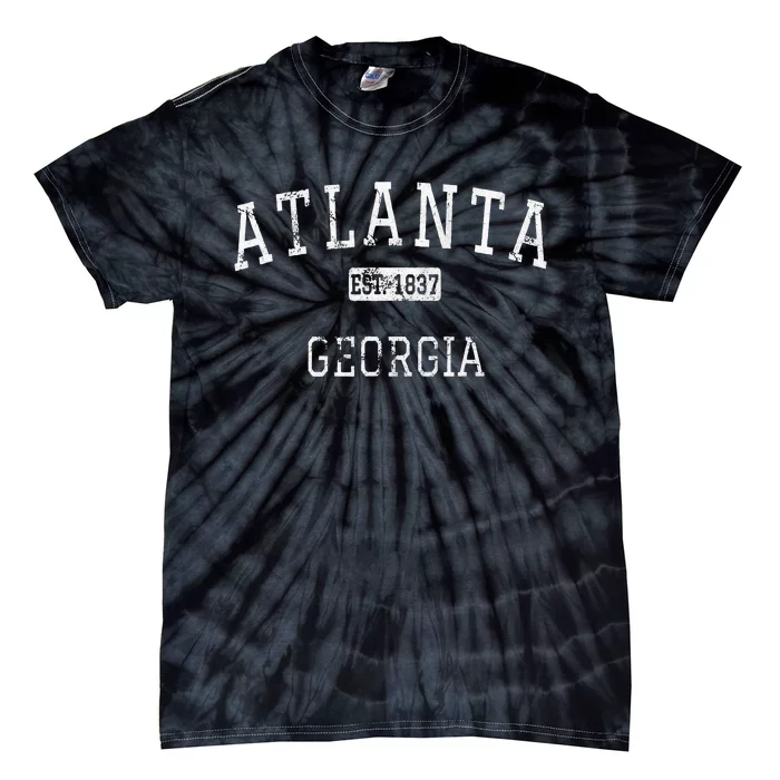 Atlanta Georgia Ga Vintage Tie-Dye T-Shirt