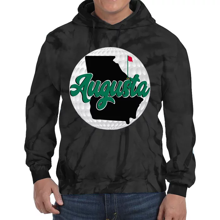 Augusta Georgia Golf Tie Dye Hoodie