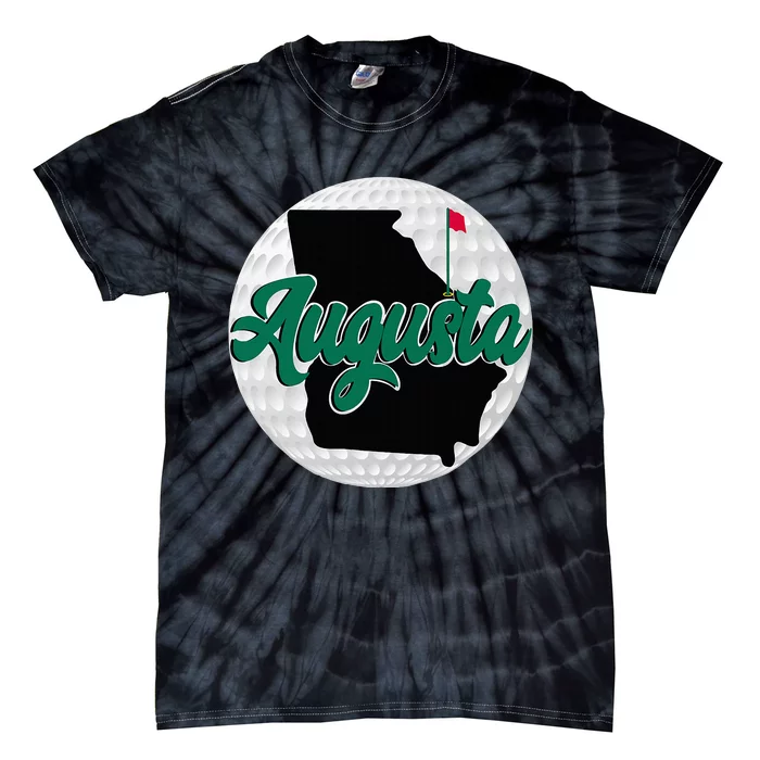 Augusta Georgia Golf Tie-Dye T-Shirt