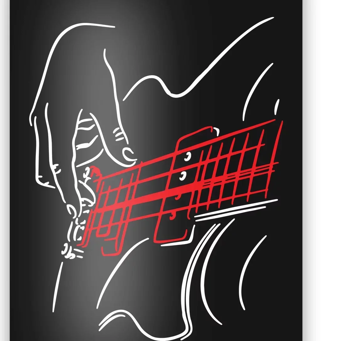 Acoustic Guitar Guitarist Shirts Bass Player Musician Gift Poster