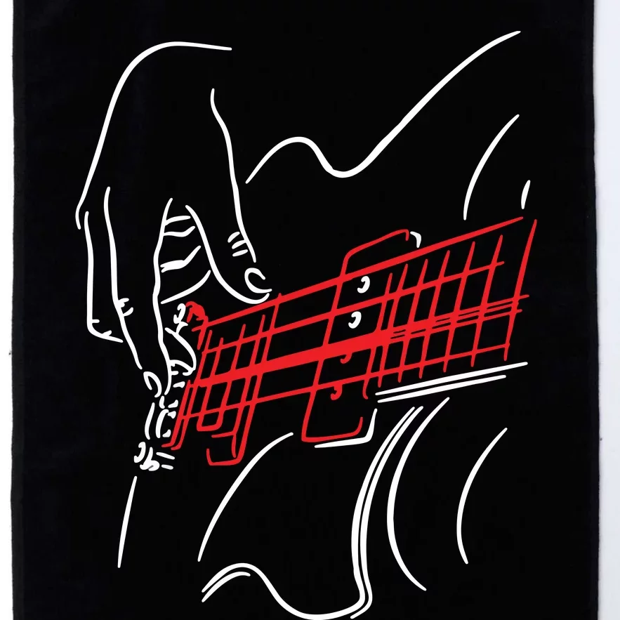 Acoustic Guitar Guitarist Shirts Bass Player Musician Gift Platinum Collection Golf Towel