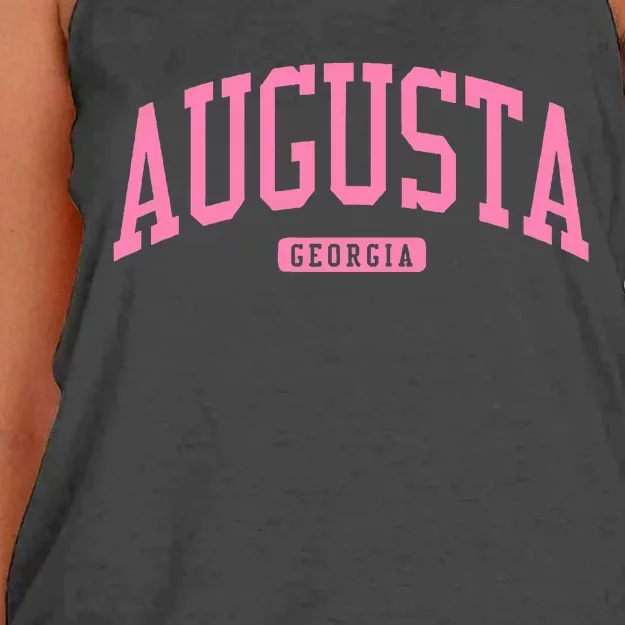 Augusta Georgia Ga College University Women's Knotted Racerback Tank