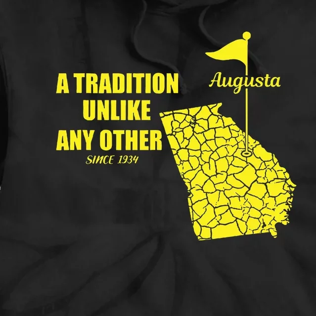 Augusta Georgia Golfing Golf In April Tie Dye Hoodie