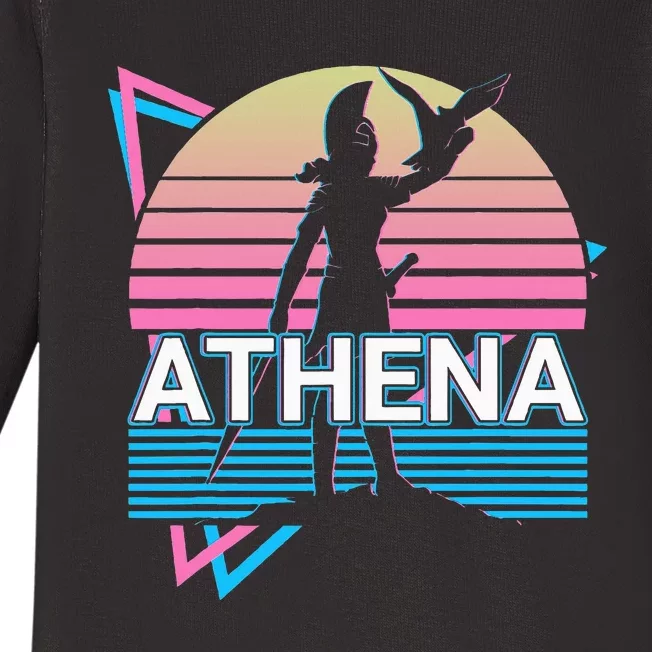 Athena Greek Goddess Of Wisdom And War Baby Long Sleeve Bodysuit