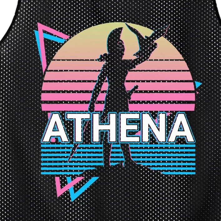 Athena Greek Goddess Of Wisdom And War Mesh Reversible Basketball Jersey Tank