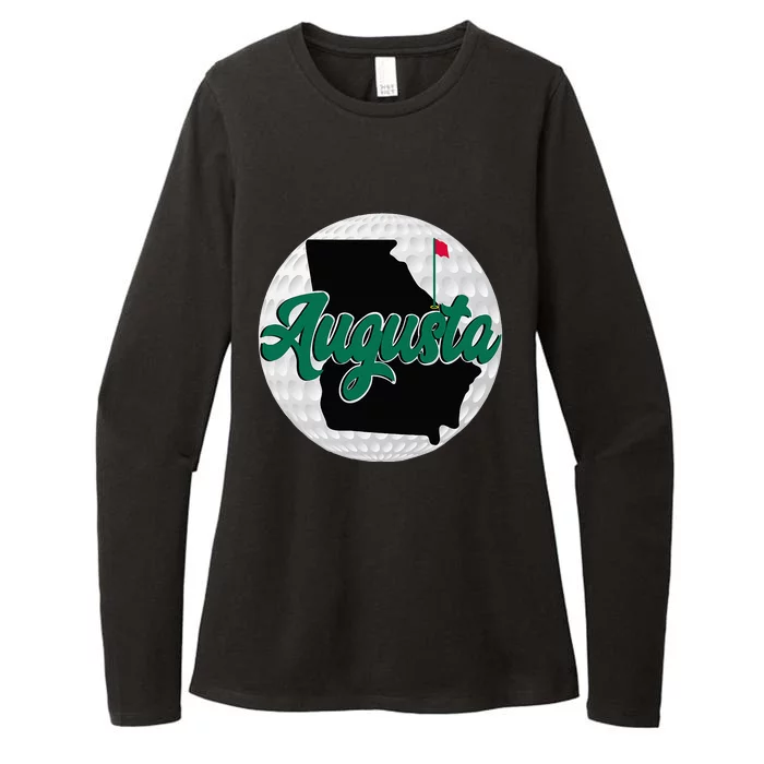 Augusta Georgia Golf Womens CVC Long Sleeve Shirt