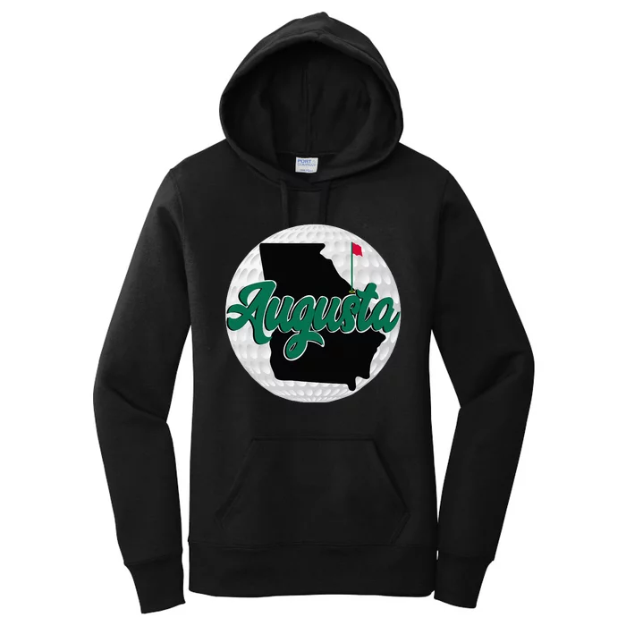 Augusta Georgia Golf Women's Pullover Hoodie