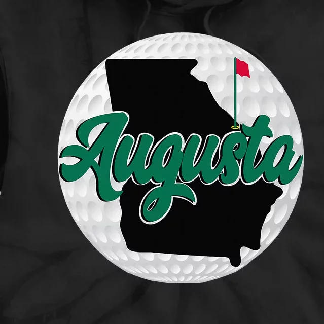 Augusta Georgia Golf Tie Dye Hoodie