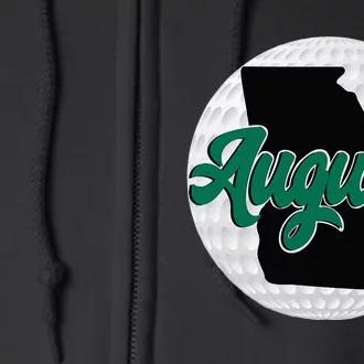 Augusta Georgia Golf Full Zip Hoodie