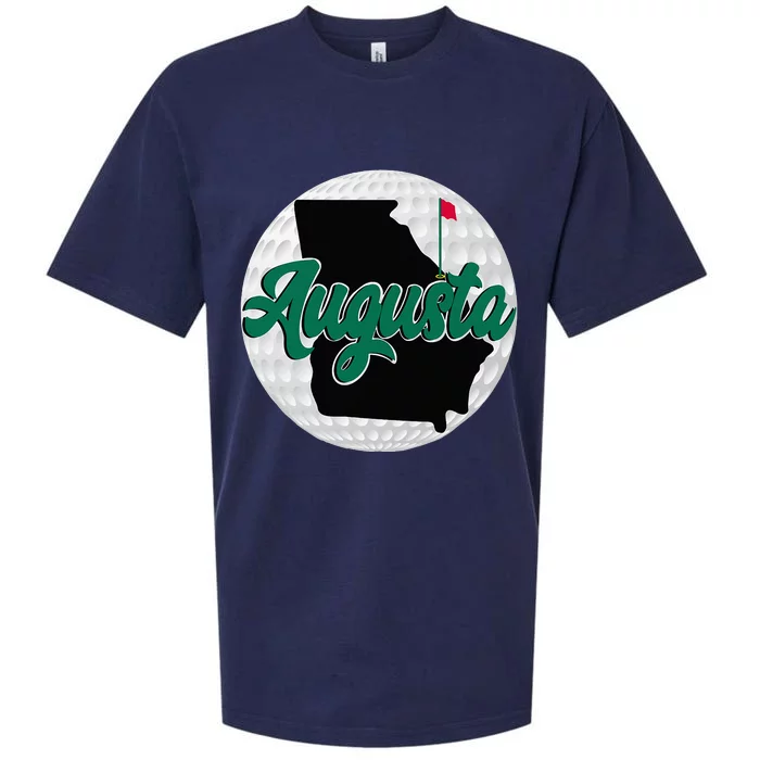 Augusta Georgia Golf Sueded Cloud Jersey T-Shirt