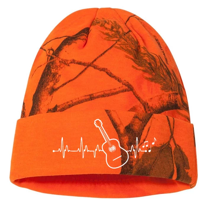 Acoustic Guitar Heartbeat Clothing Heartbeat Guitar Player Kati - 12in Camo Beanie