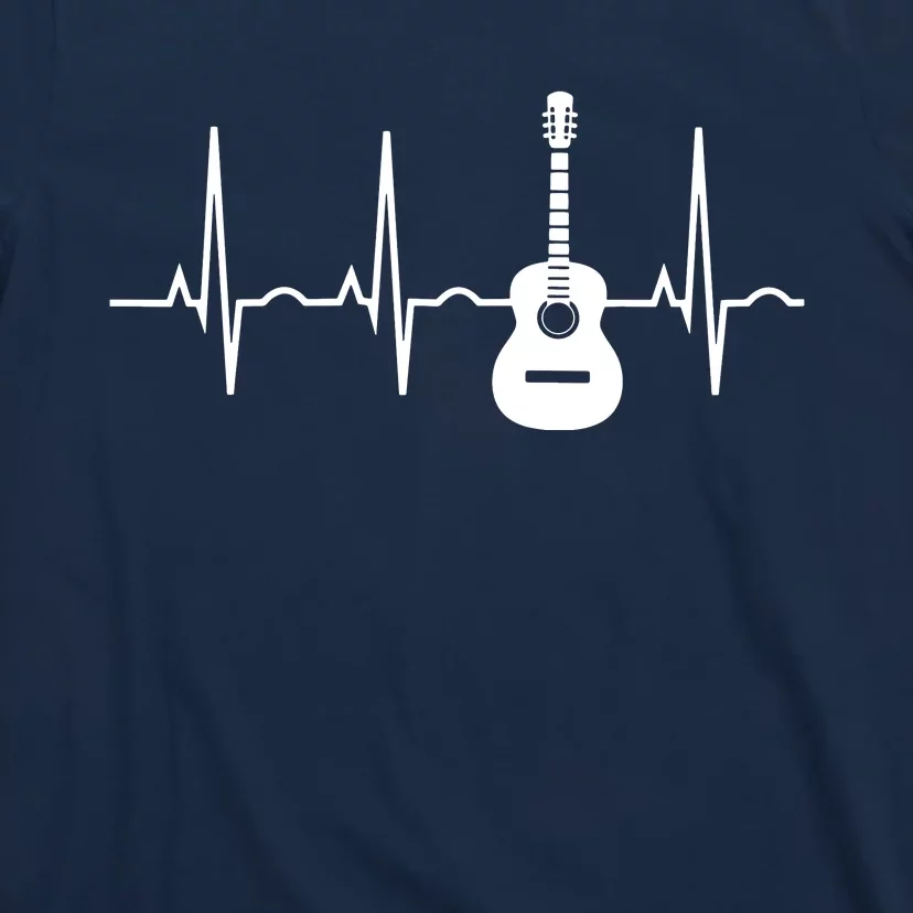 Acoustic Guitar Heartbeat Shirts Guitar Musician T-Shirt