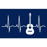 Acoustic Guitar Heartbeat Shirts Guitar Musician Bumper Sticker