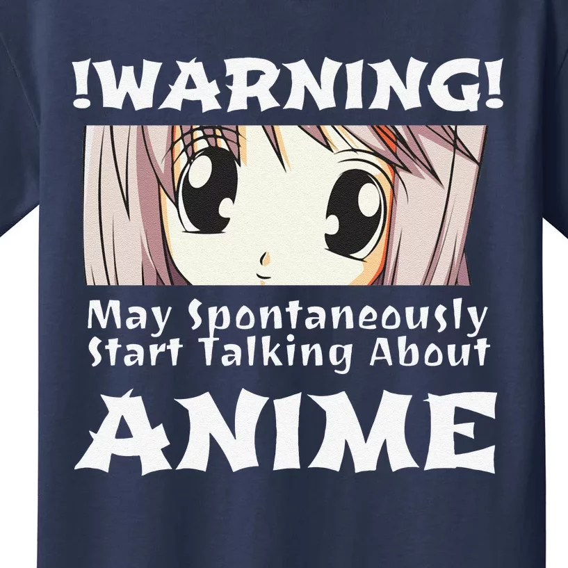 Anime Girl Hoodie Funny May Spontaneously Talk About Anime Kids T-Shirt