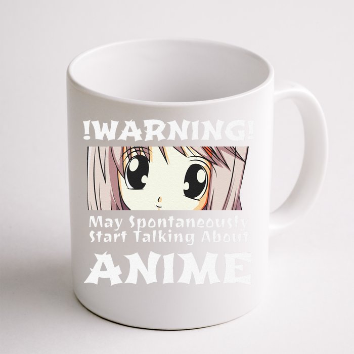 Anime Girl Hoodie Funny May Spontaneously Talk About Anime Front & Back Coffee Mug