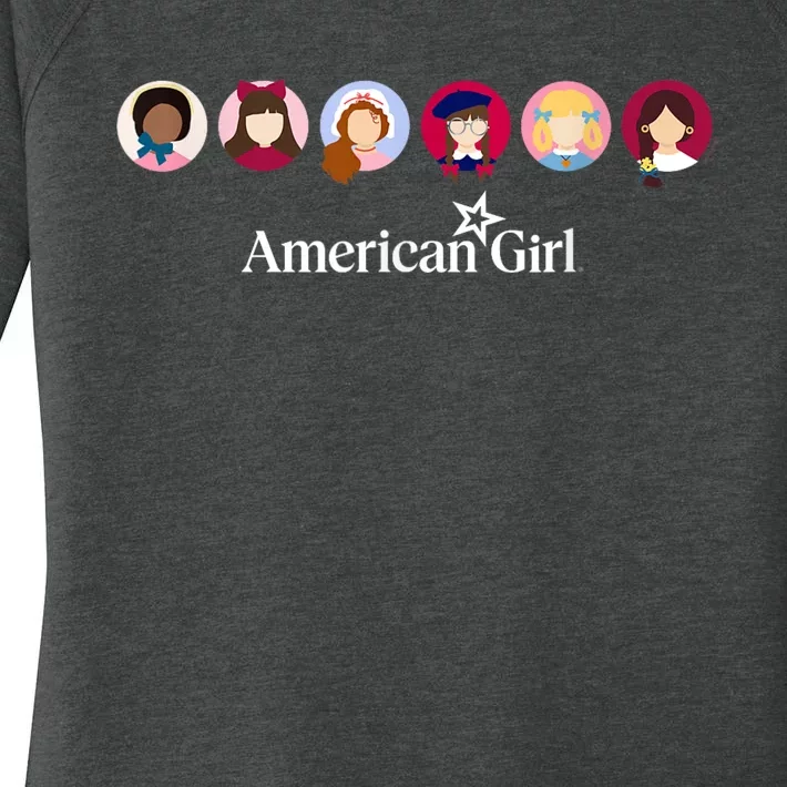 American Girl Historical Icons Women's Perfect Tri Tunic Long Sleeve Shirt