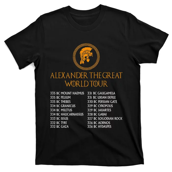 Ancient Greek History Alexander The Great T-Shirt