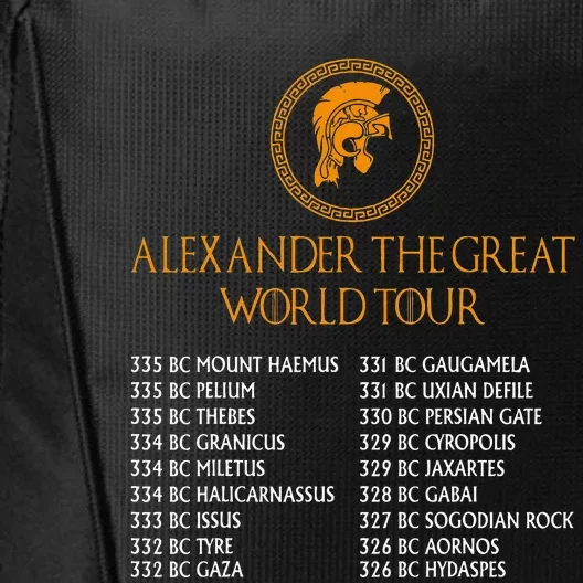 Ancient Greek History Alexander The Great City Backpack