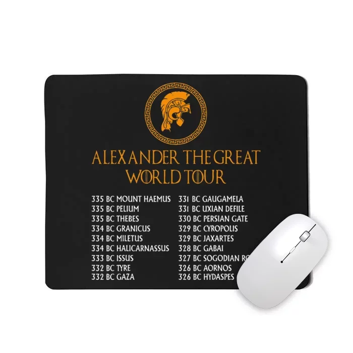 Ancient Greek History Alexander The Great Mousepad