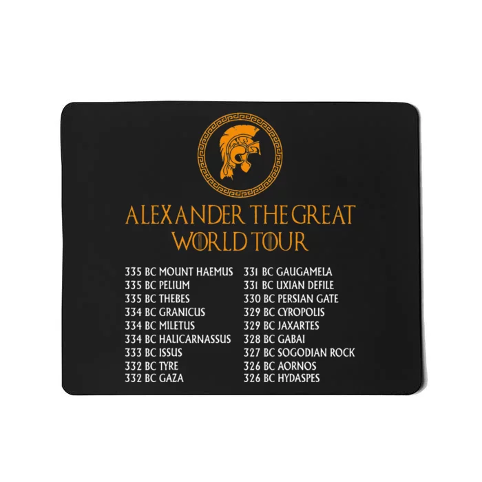 Ancient Greek History Alexander The Great Mousepad