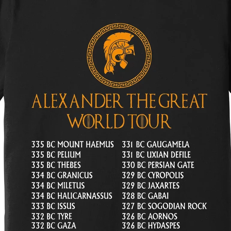 Ancient Greek History Alexander The Great Premium T-Shirt