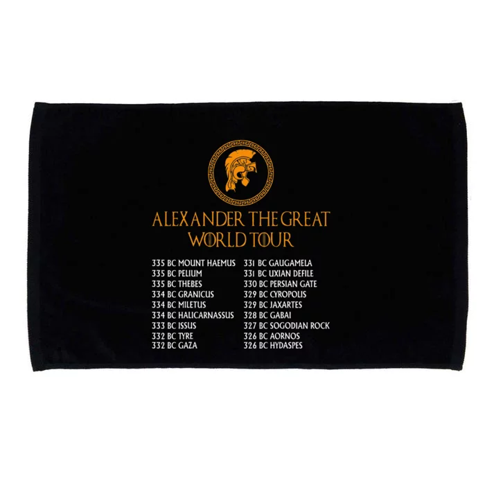 Ancient Greek History Alexander The Great Microfiber Hand Towel