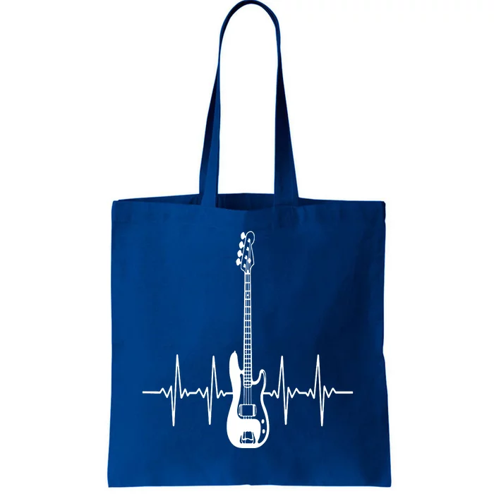 Acoustic Guitar Heartbeat Guitar Musician Tote Bag