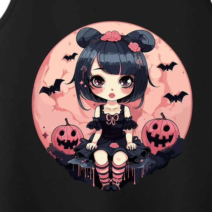 Anime Girls Halloween Otaku Manga Graphic Performance Tank